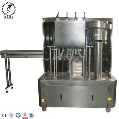 China Beverage Spout Pouch Machine Filling Capping Stand Up Pouch Machine In Shanghai for sale