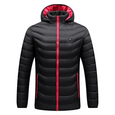 China Anti-Wrinkle Cotton Jacket Women Jacket USB Zipper Heating Casual Warm Decoration Down Cotton Jacket Manufacturer for sale