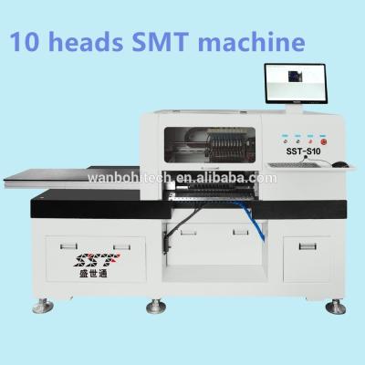 China Granite Table Top Pick And Place Machine , 10 Heads LED Chip Mounter for sale