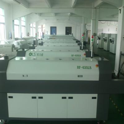 Cina Alto forno di riflusso di SMT di efficienza termica, saldatrice di riflusso di 6 zone in vendita