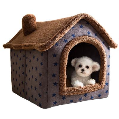 China Best Price Pet Supplies Breathable Dog Houses Waterproof Warm Cat Houses Collapsible Outdoor Cat House for sale