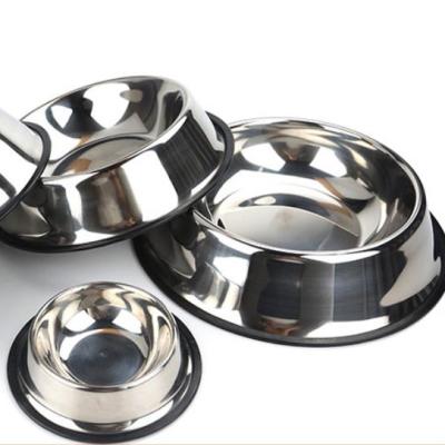 China Promotion Viable Professional Price Manufacturing Stainless Steel Non-Slip Food Bowl For Pets for sale