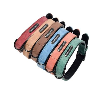 China Leash Collar Leash Collar Available for Medium and Large Dogs Faux Leather Collar for sale