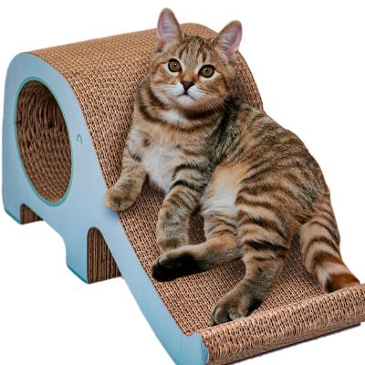 China Cat Toy Interactive Wall Cardboard Cat Scratcher Board Stored Work Area Cat Furniture for sale