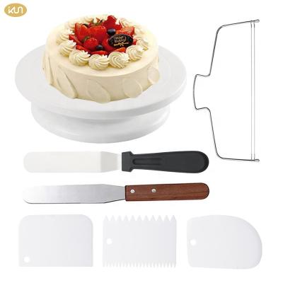 China The New Arrival Sustainable Cake Turntable Cake Mold Decorating Tool Kit Bakery Tool Kit Cake Decorating Tool Kit for sale