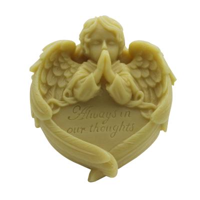 China DIY Angel Silicone Candle Resin Disposable Prayer Mold Making Aromatherapy Plaster Hand Craft Home Decoration for sale