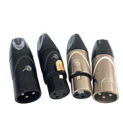 China audio & hot selling video xlr 3pin female connector to canon male connector for sale