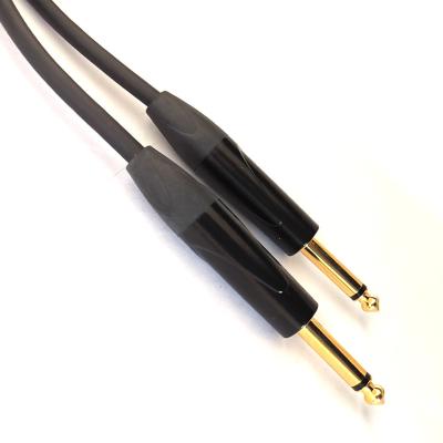 China Speaker factory OEM ODM guitar cable quality 3.5mm direct angled jack with bs5308 cable instrumentation cable is OS for sale