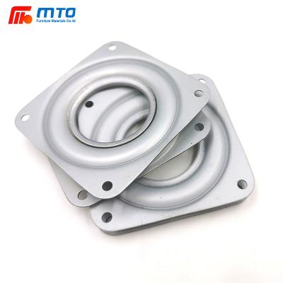 China Modern High Quality Lazy Susan Swivel Plate Square Metal Seat Memory Turn Mechanism Swivel Plate for sale