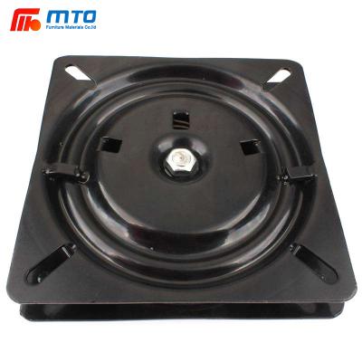 China Modern Metal Square Revolving Swivel Supporting Turntable Dish Desktop Table Base Display Metal Plate Rotating Base for sale