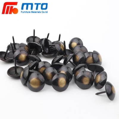 China Hat Factory Supply Decorative Clip Accessories Brass Sofa Nail For Furniture Sofa Metal for sale