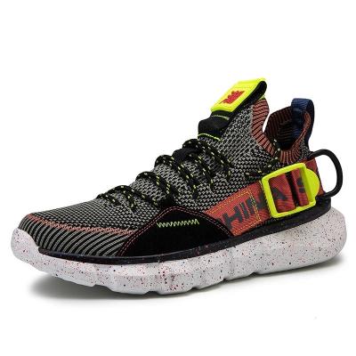 China CUSHIONING Dropshipping sports sneakers men fashion platform sock shoes knit men shoes with best quality summer plus size for sale