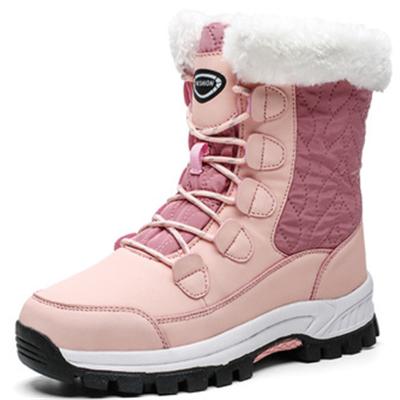 China Dropshiping Thermal Agent Women's Waterproof Warm Boot With Fur Slip Resistant Winter Snow Boots For Women Plus Size for sale