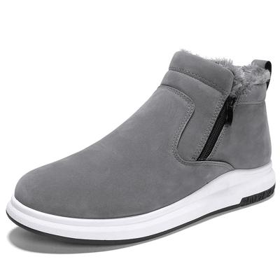 China Fashion Trend Dropshipping Men's Ankle Snow Boots Go On Comfortable Non To Slip Winter Climbing Shoes for sale