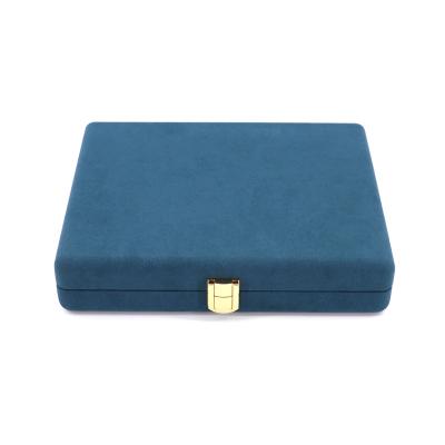 China Factory Moisture Proof Customize Luxury Microfiber Jewelry Storage Case With Lock For Fine Jewelry Ring Pendant for sale