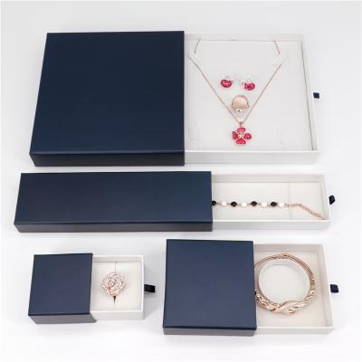 China 2021 New Arrival Eco - Friendly Jewelry Packaging Box Drawer Boxes And Bag Jewelry for sale