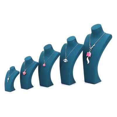 China Easy To Organize Factory Custom Jewelry Display Stand Bust For Necklace Hanging Counter Jewelry Mannequin for sale