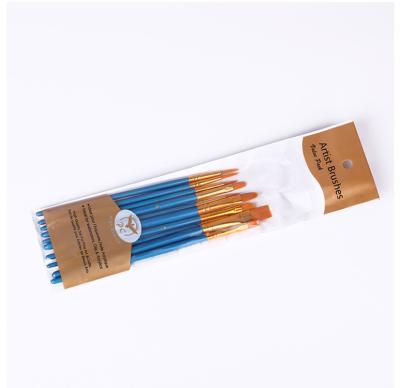 China Acrylic Paint Nylon Hair Brushes for Multi-Purpose Artist Professional Oil Watercolor Painting Kits for sale