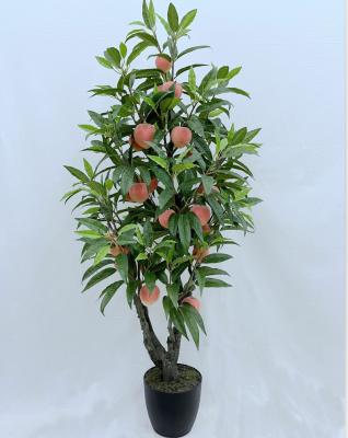 China Real Touch Artificial Fake Peach Tree Indoor Home Table Plant Decoration Decorations.Gifts.For Fruit Trees With Peaches for sale