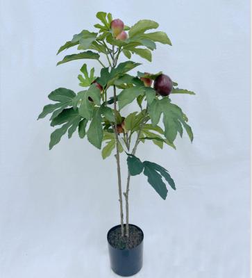 China Artificial Fiddle Leaf Fig Tree Popular Of Decorations.Gifts.For Hot Sale Indoor Home Table Decoration Artificial Fig Plants For Home Decoration for sale