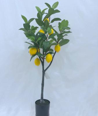 China Factory Direct Home Table Decoration Indoor Decorative Plant Decorations.Gifts.For Plastic Artificial Lemon Tree for sale