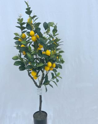 China Factory Direct Home Table Decoration Indoor Decorative Plant Decorations.Gifts.For Plastic Artificial Lemon Tree for sale