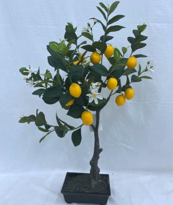 China Factory Direct Home Table Decoration Indoor Decorative Plant Decorations.Gifts.For Plastic Artificial Lemon Tree for sale