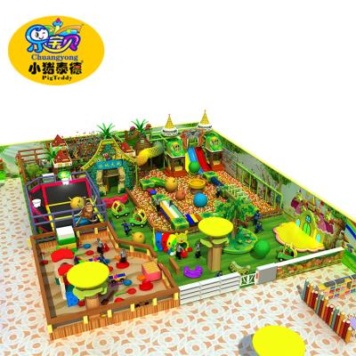 China Colorful Kids Indoor Playground Equipment Capacity 70 Children Per 100 Square Meters for sale