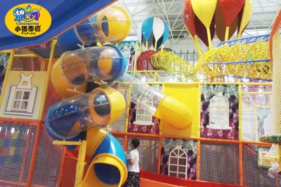 China Fiberglass Spiral Playground Tube Slide Giant For Amusement Parks for sale