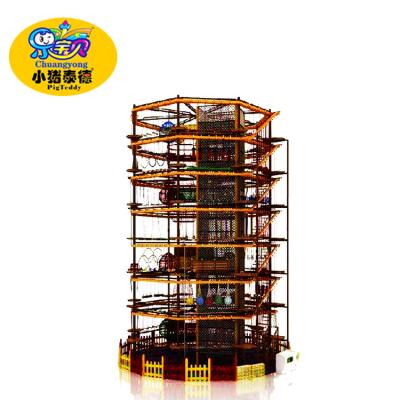 China Aamusement Park Kids Ninja Warrior Equipment High Capacity Eco - Friendly for sale