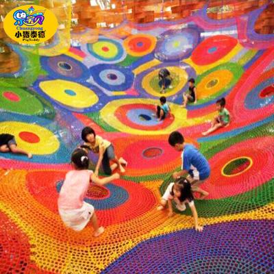 China Rainbow Net Indoor Obstacle Course Equipment European Standards Anti - Static for sale