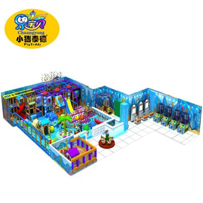 China Commercial Soft Play Equipment , Children'S Play Center Equipment With Slide for sale