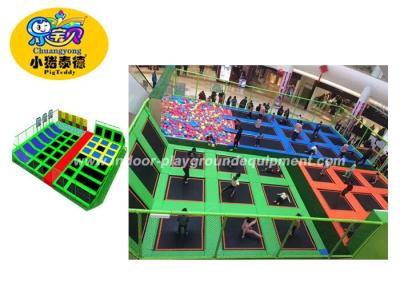 China Parque interior profesional del trampolín del salto para los niños durante 5 años en venta