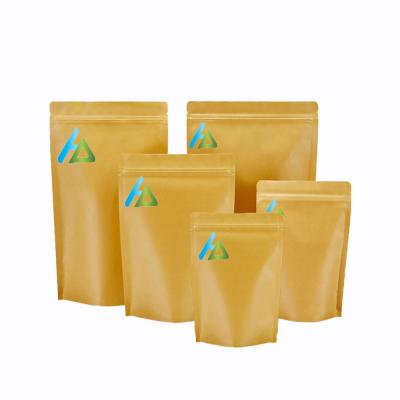 China Wholesale custom digital printing Minfly logo eco friendly snack food packaging bags stand up zipper kraft paper bag pouch for sale