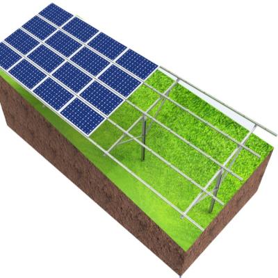 China Ground Aluminum Alloy Solar Racking C Pole Solar Single Rack Solar Power Station for sale