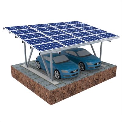 China OEM AL6005-T5 Aluminum System Parking Rack Solar Parking Rack Sytsem for sale