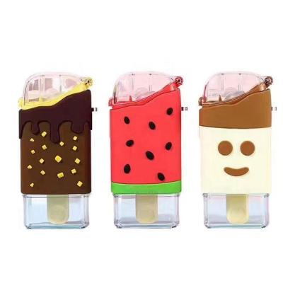 China HONESTREE Cartoon Straw Cup Manufacturers Supply New Cartoon Creative Children's Plastic Straw Cup for sale