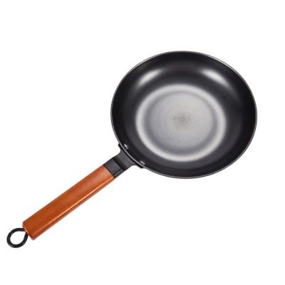 China Wholesale Cookware Viable Cast Iron Restaurant Non-Stick Frying Pan Outside BBQ or Home Kitchen for sale