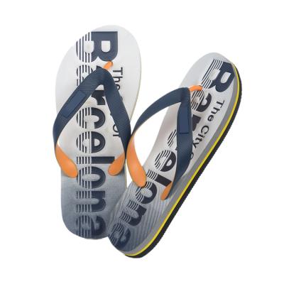 China Hot Sale Fashion Trend Custom Printing PVC Flip Flops Casual Cool Outdoor Waterproof Slippers For Men for sale