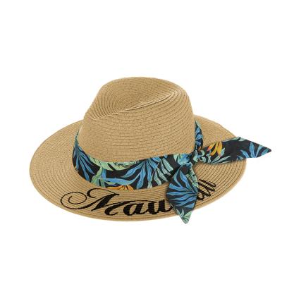 China Hot Selling Cheap Wholesale Souvenir Straw Hats Women Summer Beach Mild Heat Stroke Prevention for sale