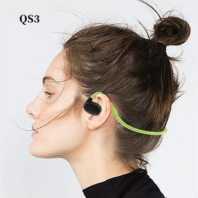 China Sustainable Trend New QS3 Air Conduction wireless Bluetooth Headset Running Sport Long endurance bone conduction neck headset for sale