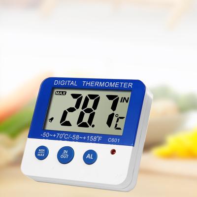 China Mini Fridge Thermometers Frost Point Alarm Digital LCD Display Manual Digital Fridge Thermometer Freezer Temperature Meter for Fridge for sale