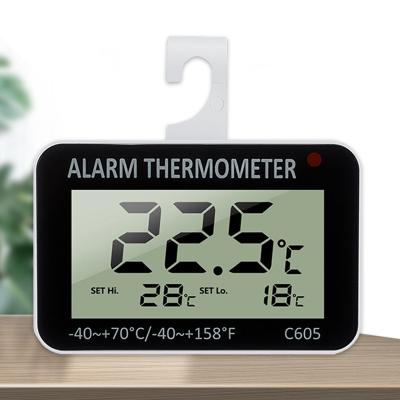 China Temperature Testing Large Digital Indoor Wall Hanging Screen Household Digital LCD Display Cold Room Thermometer for sale