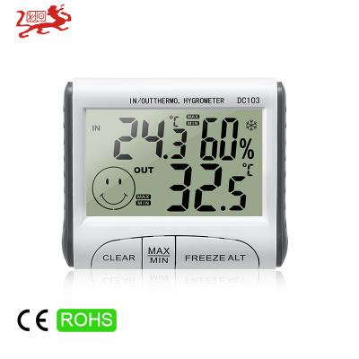 China Eco-Friendly Memorized Professional Indoor Outdoor Thermometer and Humidity Hygrometer for sale