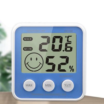 China Multi Functional Homehold Monitor Modern Indoor Meter Home Hygrometer Thermometer for sale