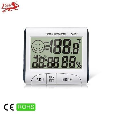 China Eco-friendly Indoor Digital Comfort Level Display Alarm Room Hot Sale Digital Thermometer for sale