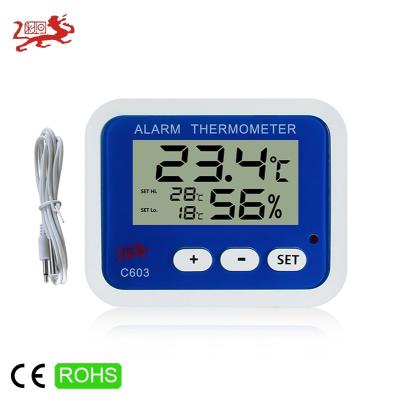 China Fridge Thermometers High and Low Alarms Refrigerators Household Temperature Fridge Freezer Digital Hygrometer Thermometer for sale