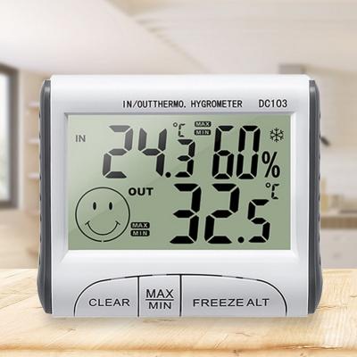 China Hot Selling Digital Alarm Point Frost Household Temperature 24 Hours Temperature Measuring Instrument Electronic LCD Display for sale