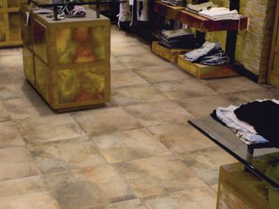 Cina piastrella di ceramica di sguardo del cemento di dimensione di 60x60 cm meno di 0,05% tassi di assorbimento in vendita