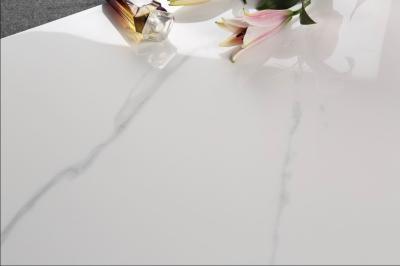 China Super Witte Carrara Opgepoetste Porseleintegel, Ceramische Marmeren Vloertegels Te koop